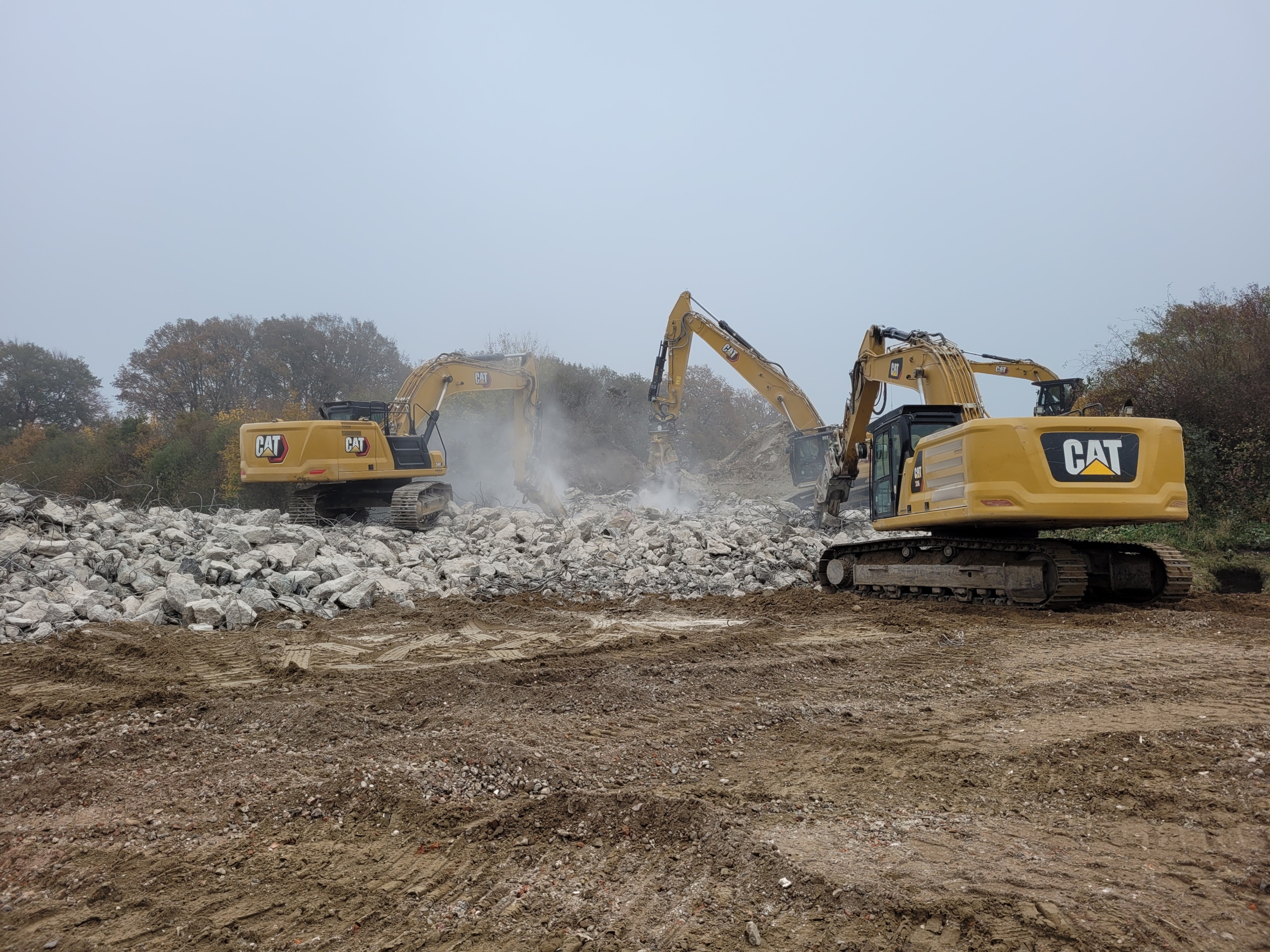 Brückenabbruch A1 Bakum